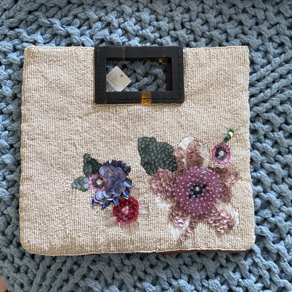 NWT Anthropologie sequin and beaded bag! - Picture 2 of 3